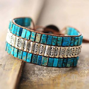 Turquoise classic ásványkarkötő