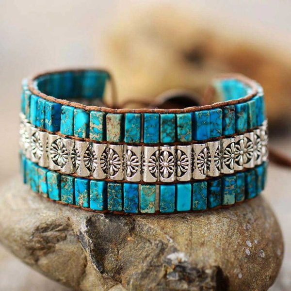 Turquoise classic ásványkarkötő - Image 4